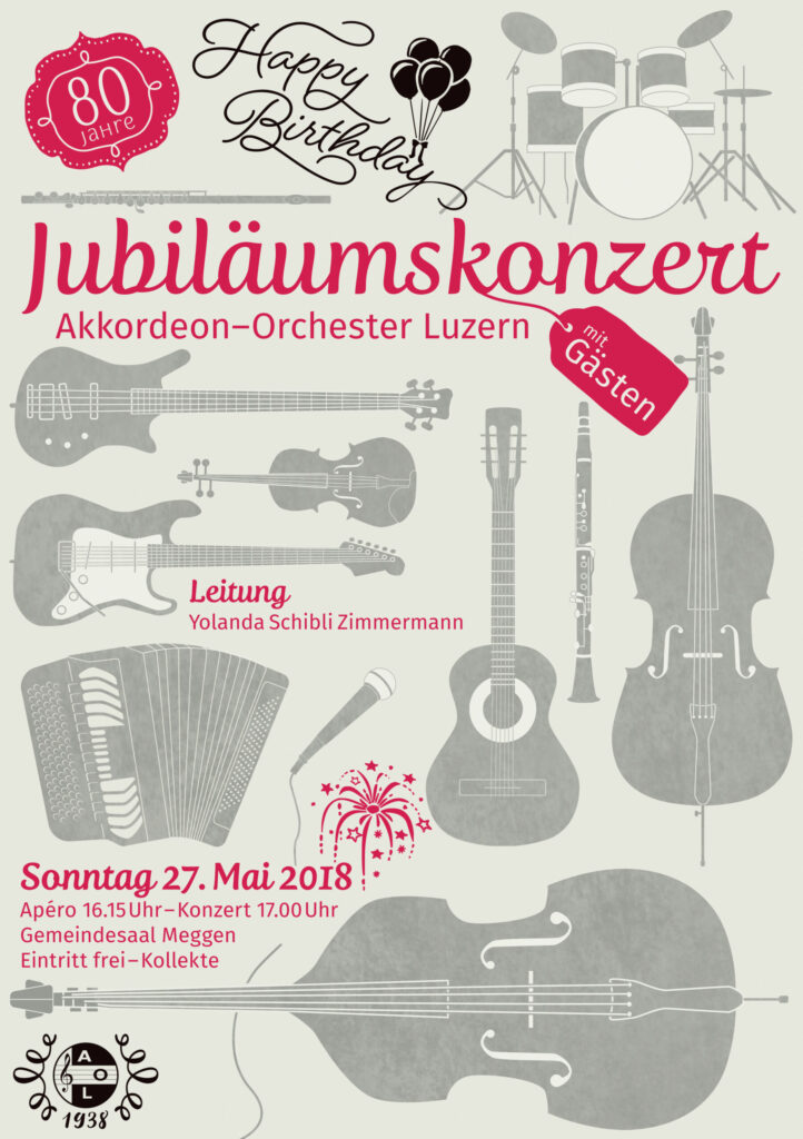 Titelblatt Jubiläumskonzert 2018