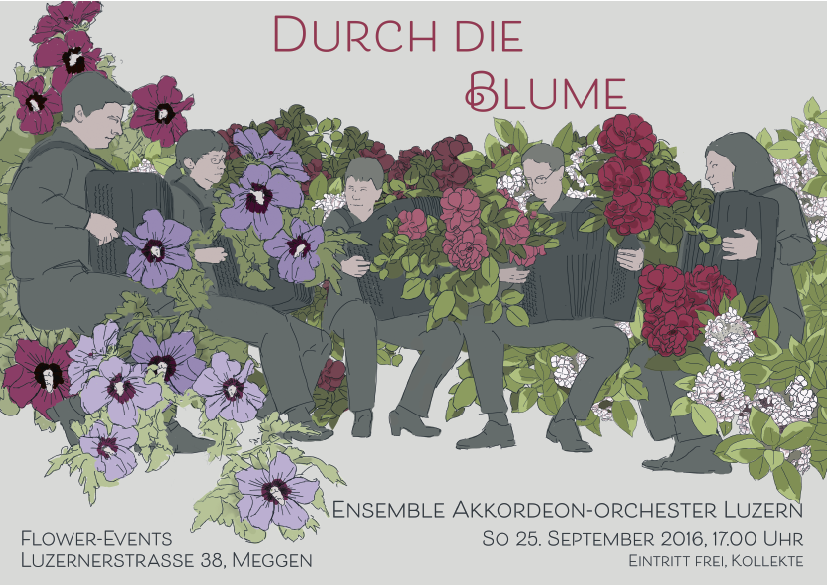 AOL Ensemblekonzert Flyer